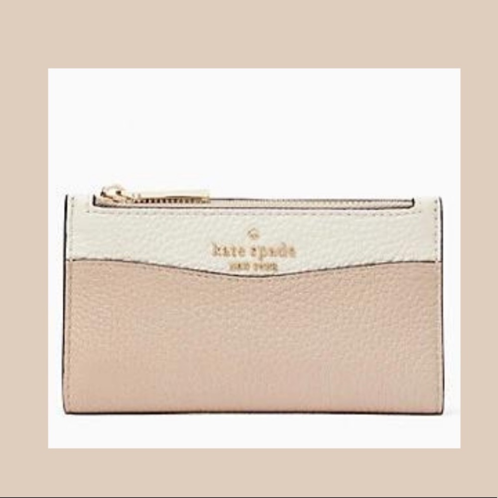 Kate Spade leila small slim bifold wallet
